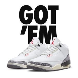 Jordan 3 retro white cement